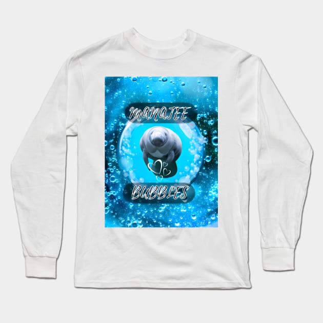 Manatee bubble Long Sleeve T-Shirt by UMF - Fwo Faces Frog